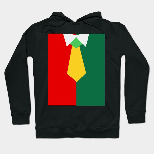 Colourful Tie Hoodie by BeatyinChaos